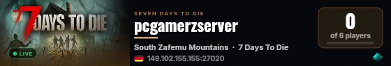 pcgamerzserver live status badge