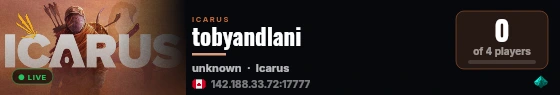 tobyandlani live status badge