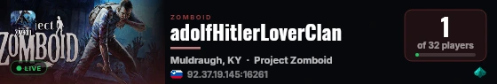 adolfHitlerLoverClan live status badge