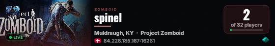 spinel live status badge