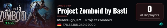 Project Zomboid by Basti live status badge