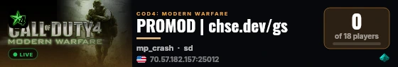 PROMOD | chse.dev/gs live status badge