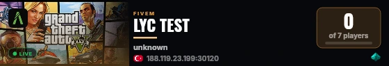 LYC Test Paketi! live status badge