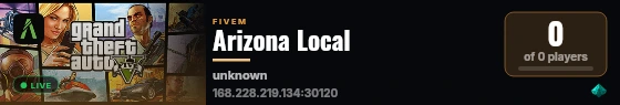 Arizona Local live status badge