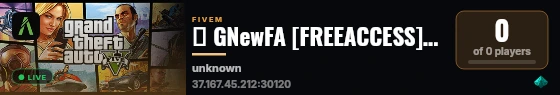 💜 GNewFA [FREEACCESS] → discord.gg/gtanewfa live status badge