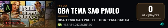 GBA TEMA SAO PAULO live status badge