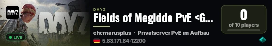 Fields of Megiddo PvE <GR,EN,FR> live status badge