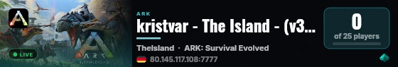 kristvar - The Island - (v361.7) live status badge