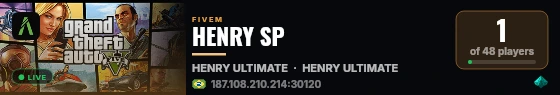 HENRY SP live status badge