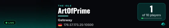 ArtOfPrime live status badge