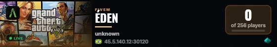 ÉDEN live status badge