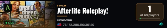 Afterlife Roleplay! live status badge