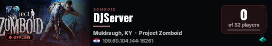 DJServer live status badge