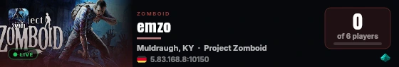 emzo live status badge