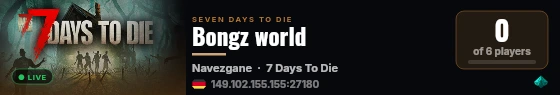 Bongz world live status badge