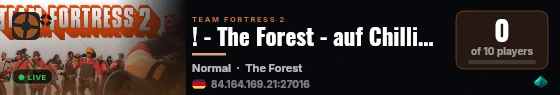 ! - The Forest - auf Chillig - ! live status badge