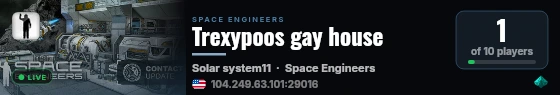 Trexypoos gay house live status badge