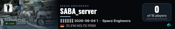 SABA_server live status badge
