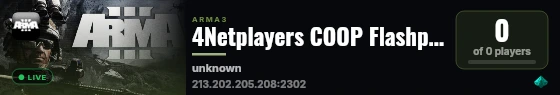 4Netplayers COOP Flashpoint live status badge