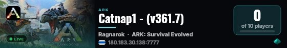 Catnap1 - (v361.7) live status badge