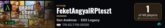 FeketAngyalRPteszt live status badge