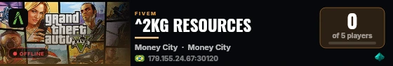 ^2KG RESOURCES live status badge