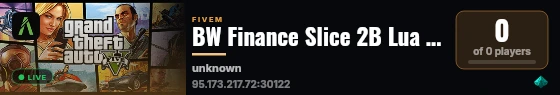 BW Finance Slice 2B Lua Validation live status badge