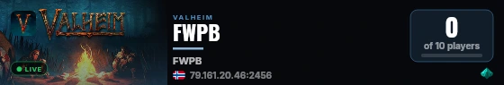 FWPB live status badge