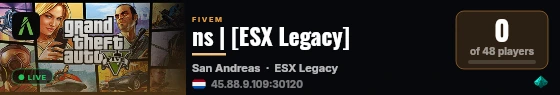 ns | [ESX Legacy] live status badge