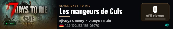 Les mangeurs de Culs live status badge
