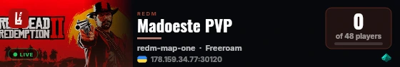 Madoeste PVP live status badge