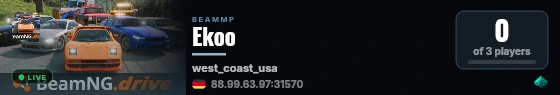 Ekoo live status badge