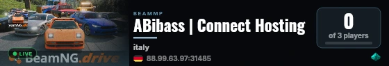 ABibass | Connect Hosting live status badge