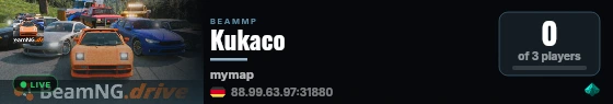 Kukaco live status badge
