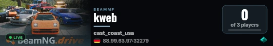 kweb live status badge