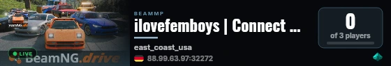 ilovefemboys | Connect Hosting live status badge