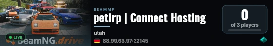 petirp | Connect Hosting live status badge