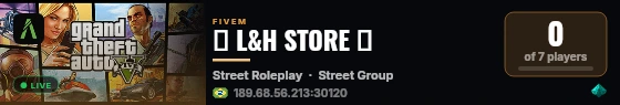 ❀ L&H STORE ❀ live status badge