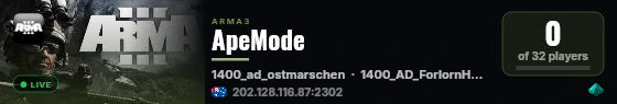 ApeMode live status badge