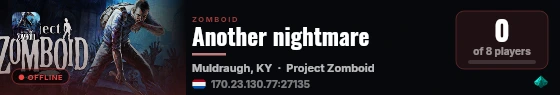 Another nightmare live status badge