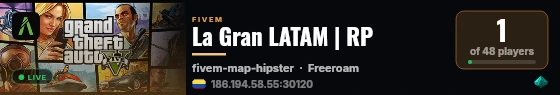La Gran LATAM | RP live status badge