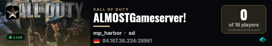 ALMOSTGameserver! live status badge