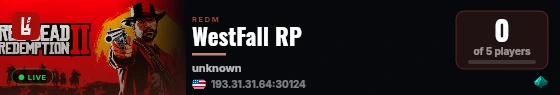 WestFall RP live status badge