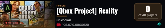 [Qbox Project] Reality live status badge
