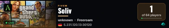 Soliv live status badge