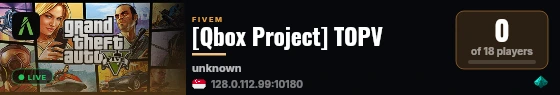 [Qbox Project] TOPV live status badge