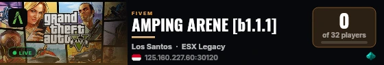 AMPING ARENE [b1.1.1] live status badge