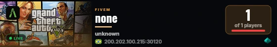 none live status badge