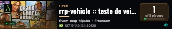 rrp-vehicle :: teste de veiculos live status badge
