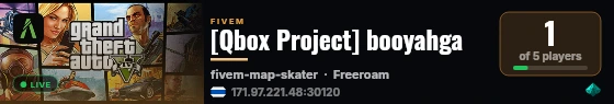 [Qbox Project] booyahga live status badge